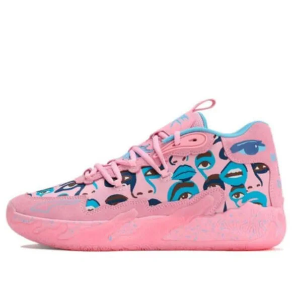 Puma KidSuper Studios x MB.03 Mens Basketball Shoes Pink 379328-01 NEW Multi Sz - Picture 4 of 7